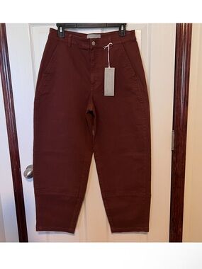 Everlane Utility Barrel Jeans Rosewood Size 10